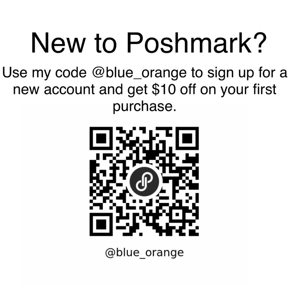 New to Poshmark? Use my code @blue_orange to get $10 off on your first purchase!